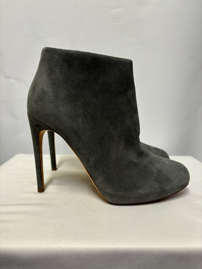 Rupert Sanderson Blue Suede Heeled Ankle Boots 38/5