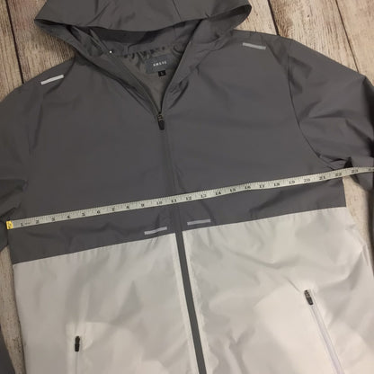 AMSRE Grey & White Night Runner Jacket RRP £50 Size L