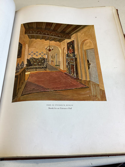 Colour Schemes For Modern Interiors with 120 Designs in Colour First Edition 1923