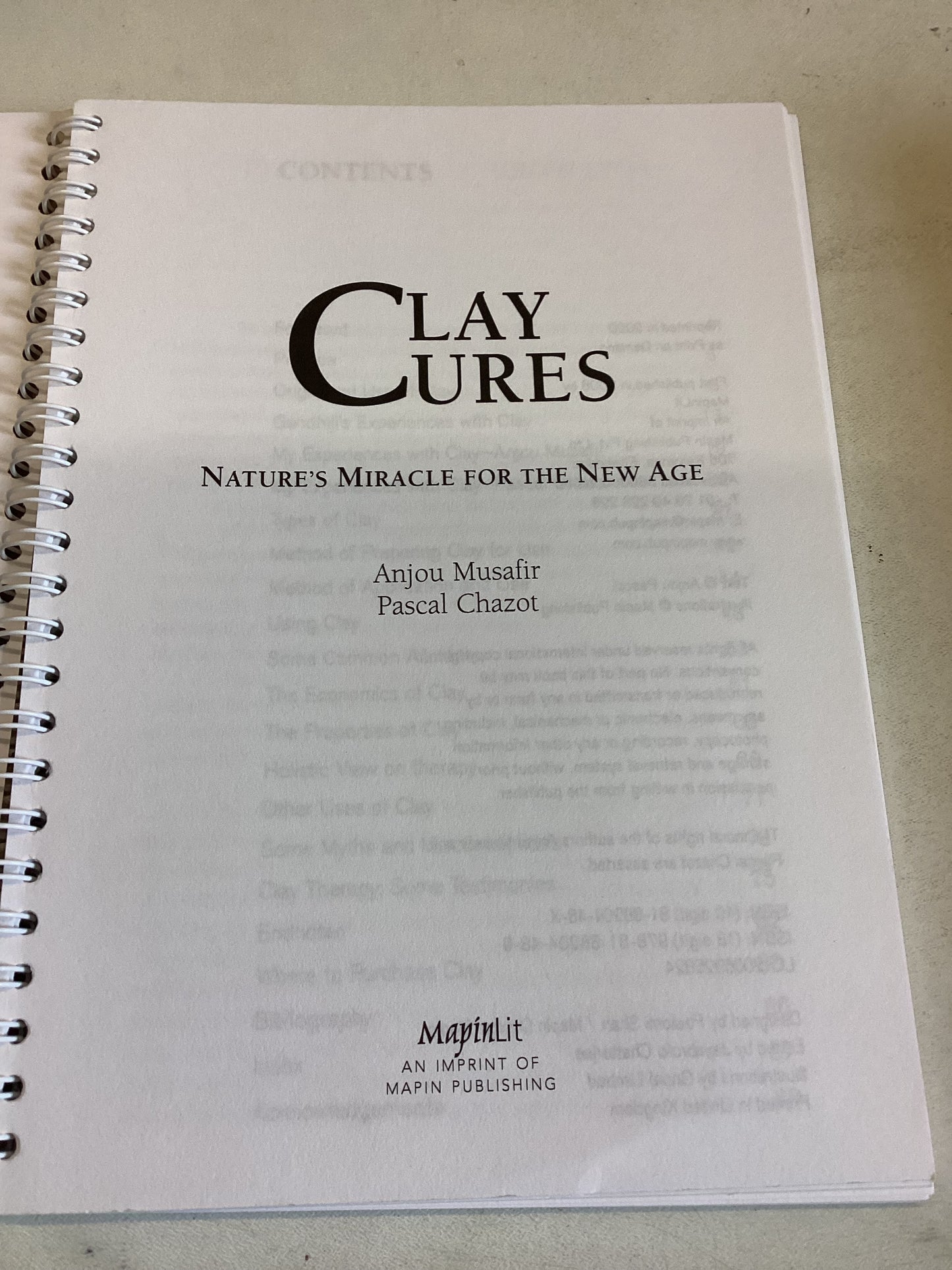 Clay Cures Nature's Miracle For The New Age Anjou Musafir Pascal Chazot