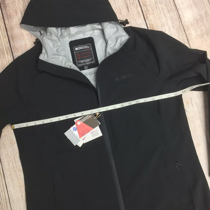 BNWT Mountain Warehouse Black Long Waterproof Jacket RRP £119.99 Size 12