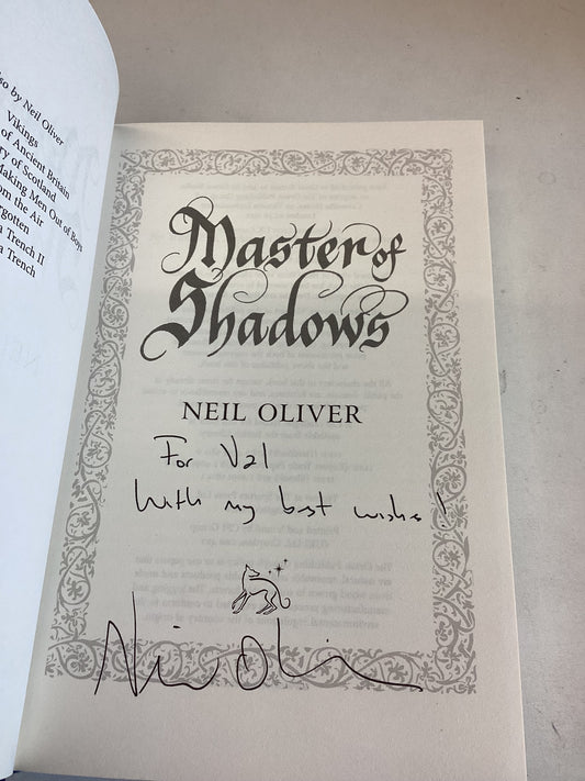 Master of Shadows Neil Oliver Signed