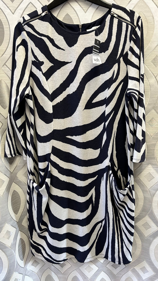 Zebra Animal Print Dress, BNWT , 14