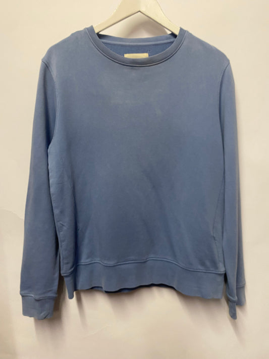 Folk Light Blue Pull Over Cotton Prism Sweatshirt Small