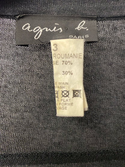 Agnes B Black Cardigan 3