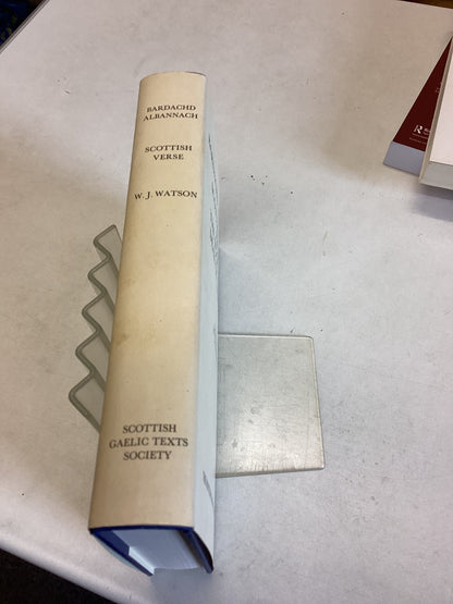 Scottish Verse From The Book of The Dean of Lismore Bardachd Albannach Edited By W J Watson