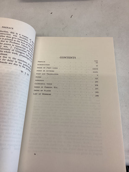 Scottish Verse From The Book of The Dean of Lismore Bardachd Albannach Edited By W J Watson