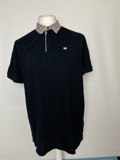 Weekend Offender Black Polo Top XL