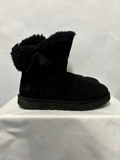 UGG Black Bailey Bow Boots 9