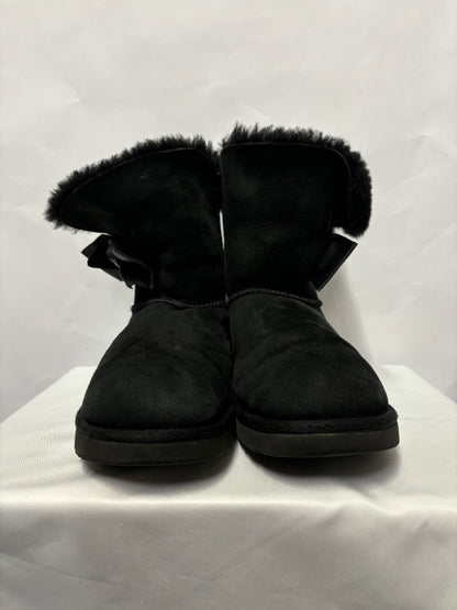 UGG Black Bailey Bow Boots 9