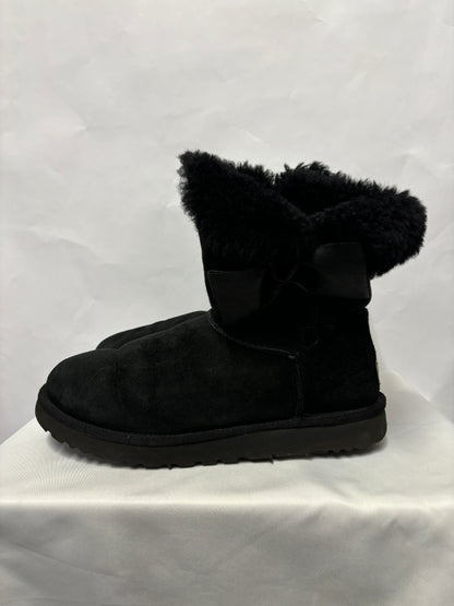 UGG Black Bailey Bow Boots 9