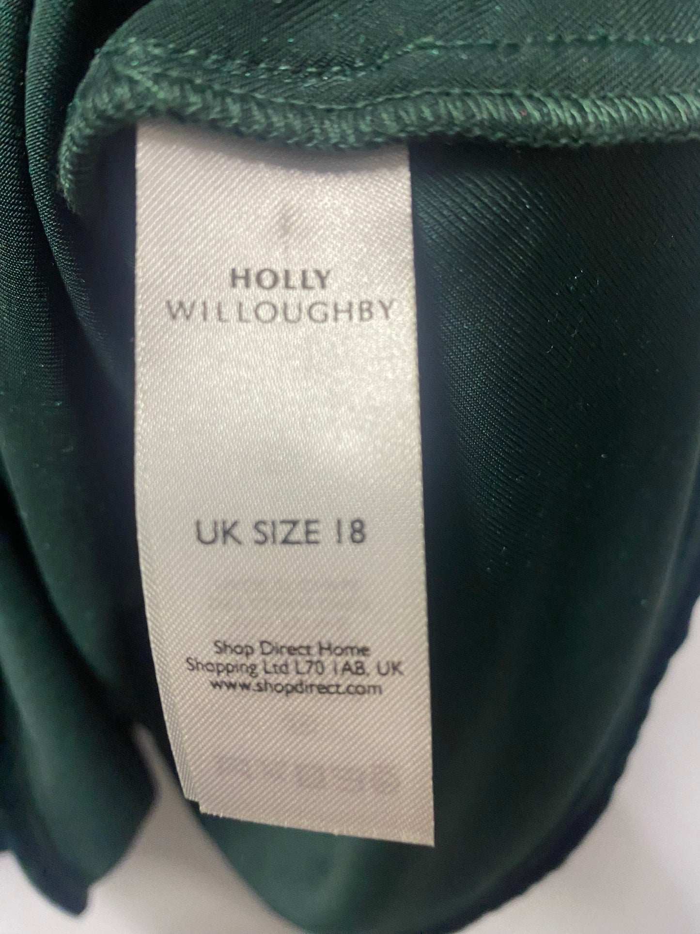 M&S Holly Willoughby Green Velvet Sequin Midi Dress 18