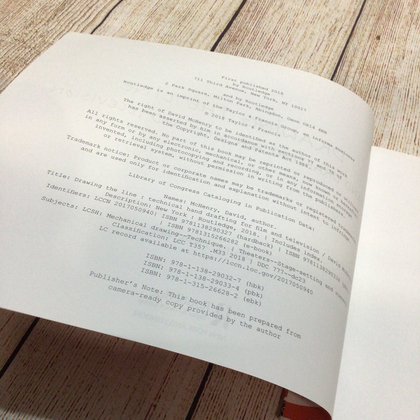 Drawing the Line: Technical Hand Drafting for Film & Television (2018) 9781138290334