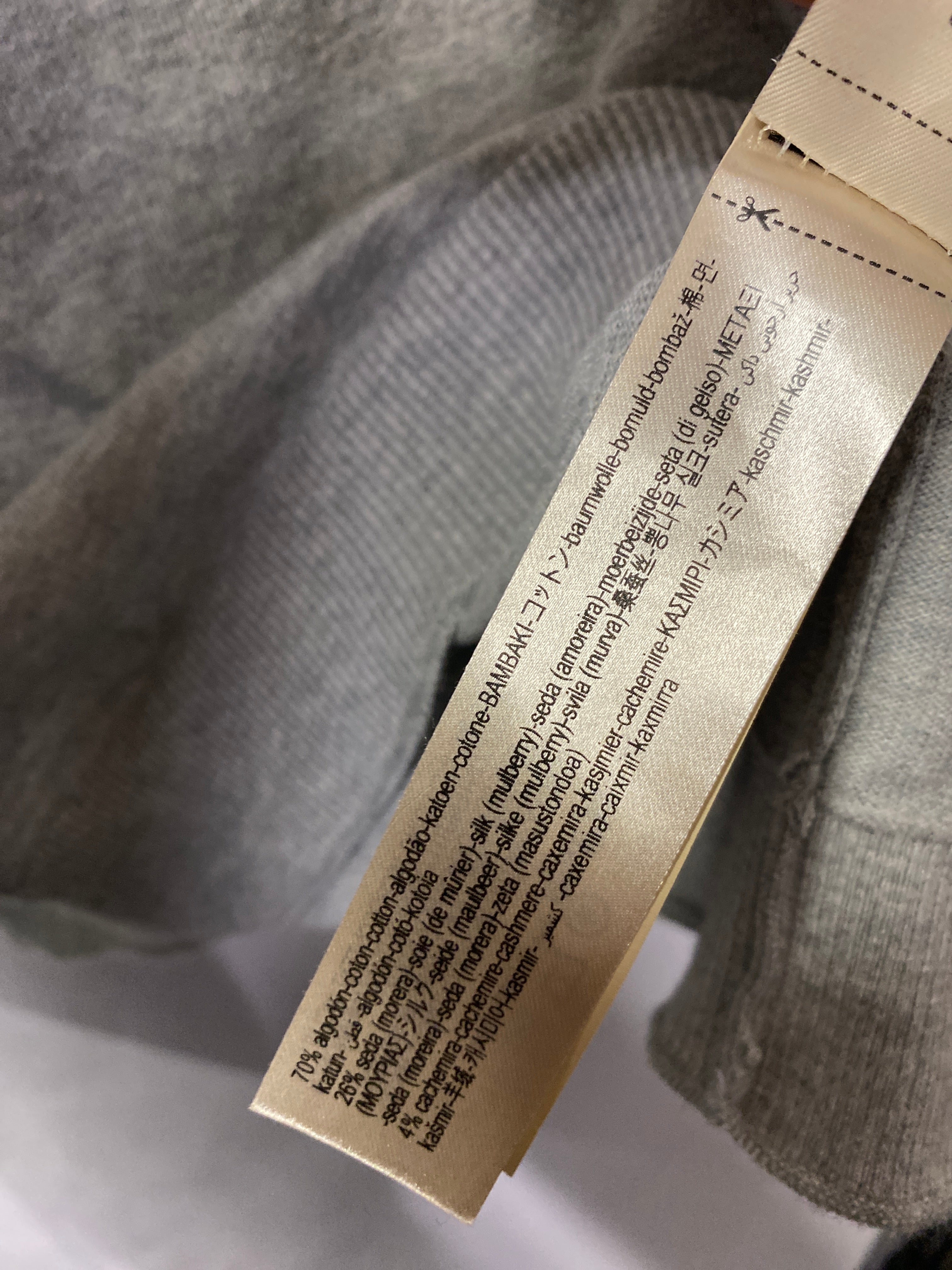 Massimo dutti cotton silk cashmere sale