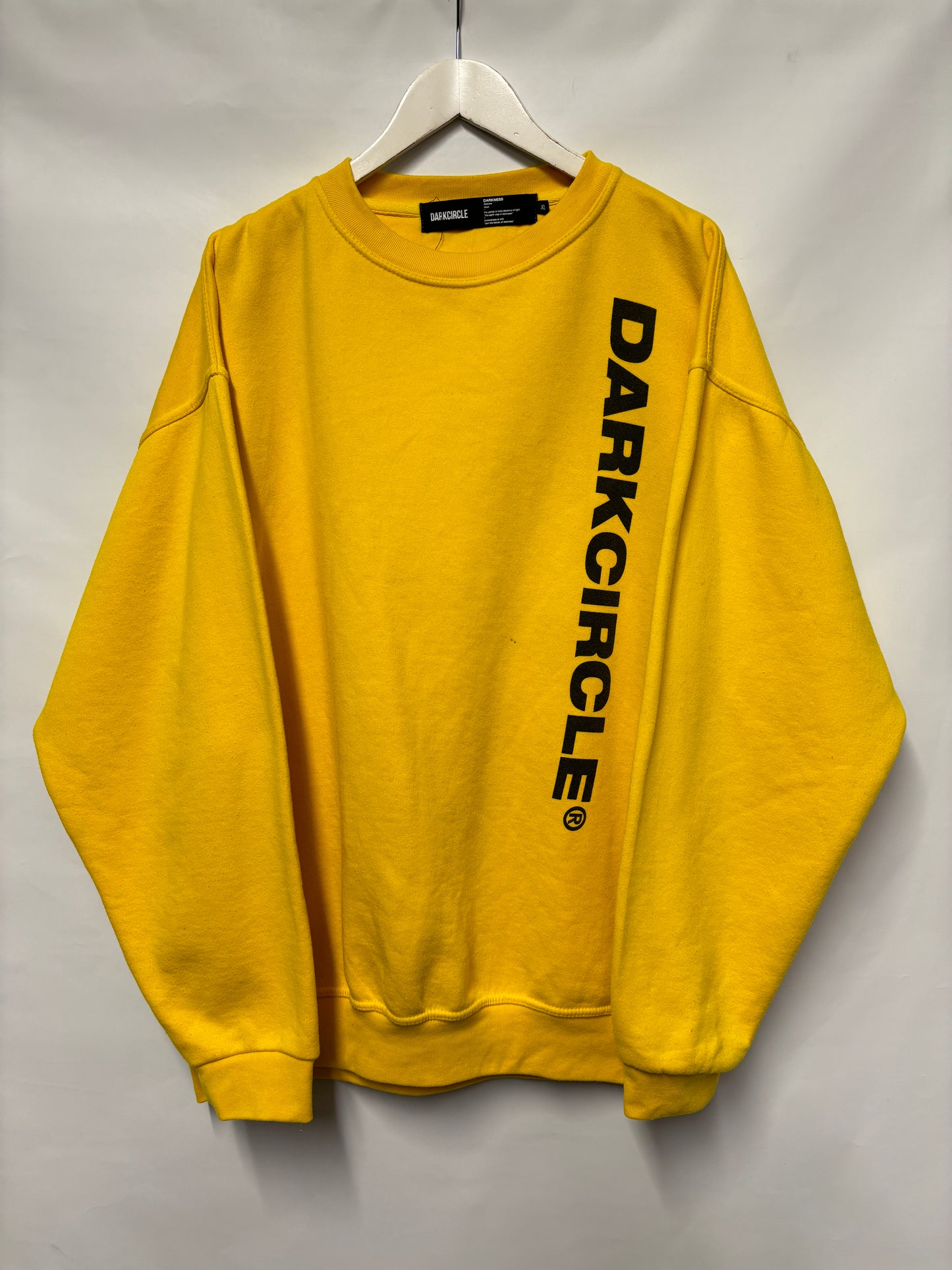 Dark Circle Yellow Sweatshirt X-Large