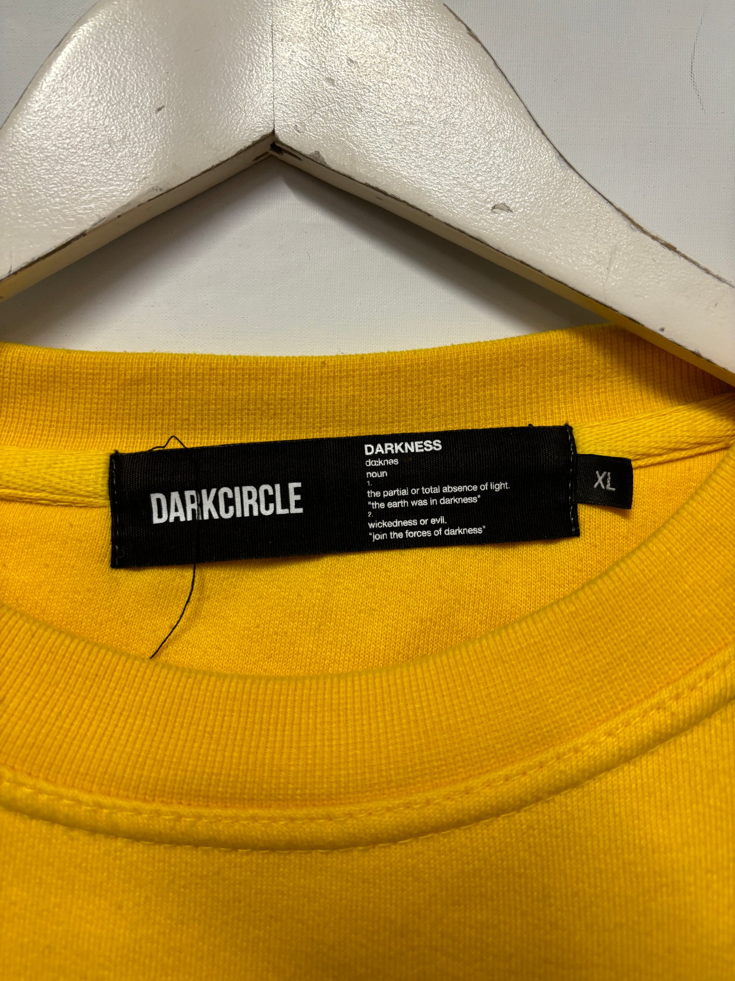 Dark Circle Yellow Sweatshirt X-Large