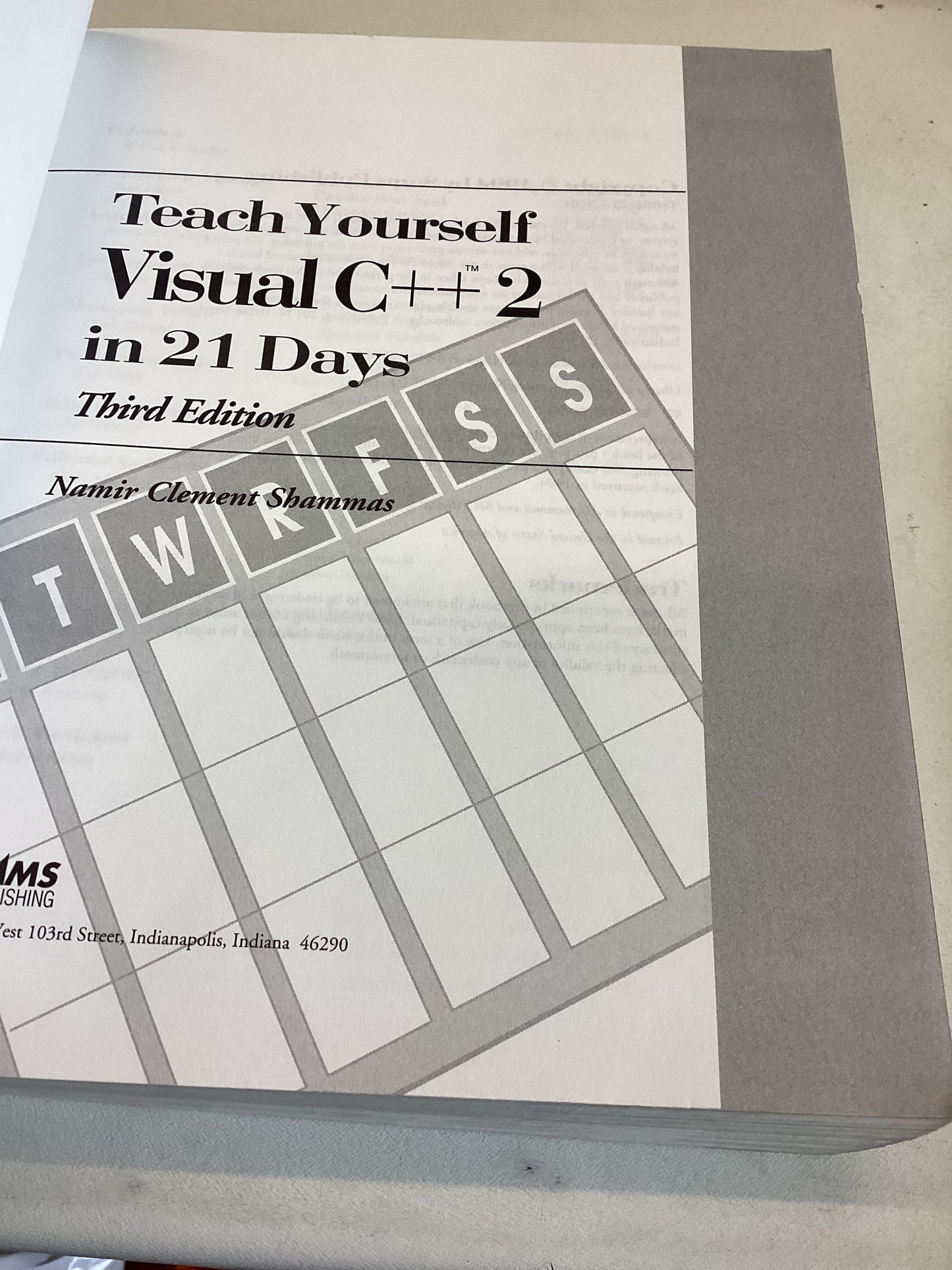 Teach Yourself Visual C++ 2 in 21 Days Third Edition