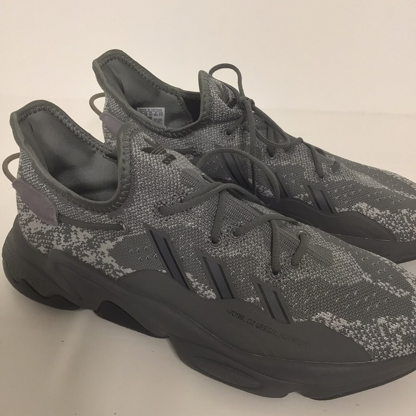 Adidas Grey Ozweego Adiprene Trainers Size 10 UK