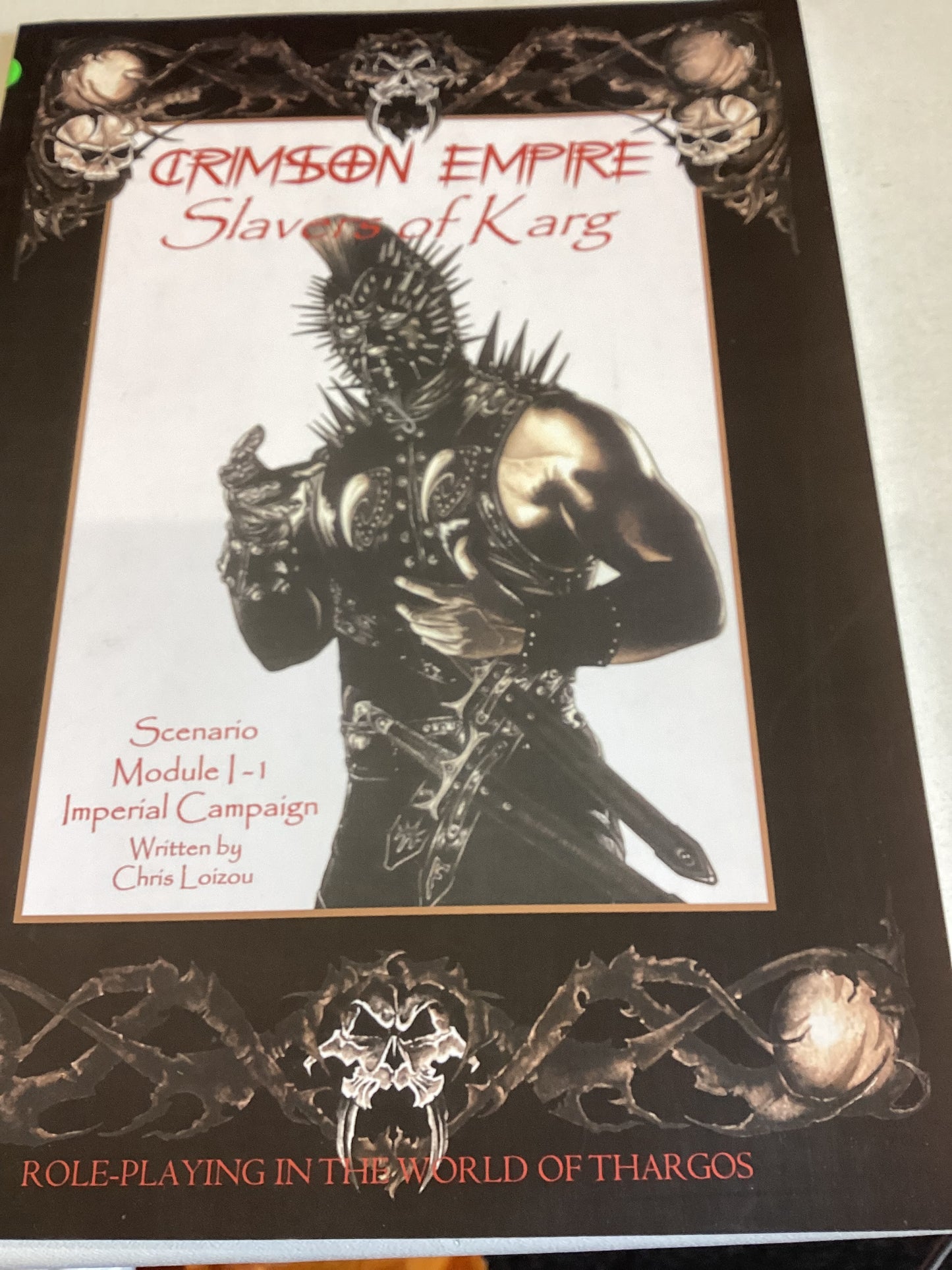 RPG Crimson Empire Slaves of Karg Scenario Module 1-1 Imperial Campaign Role Play in the World of Thargos