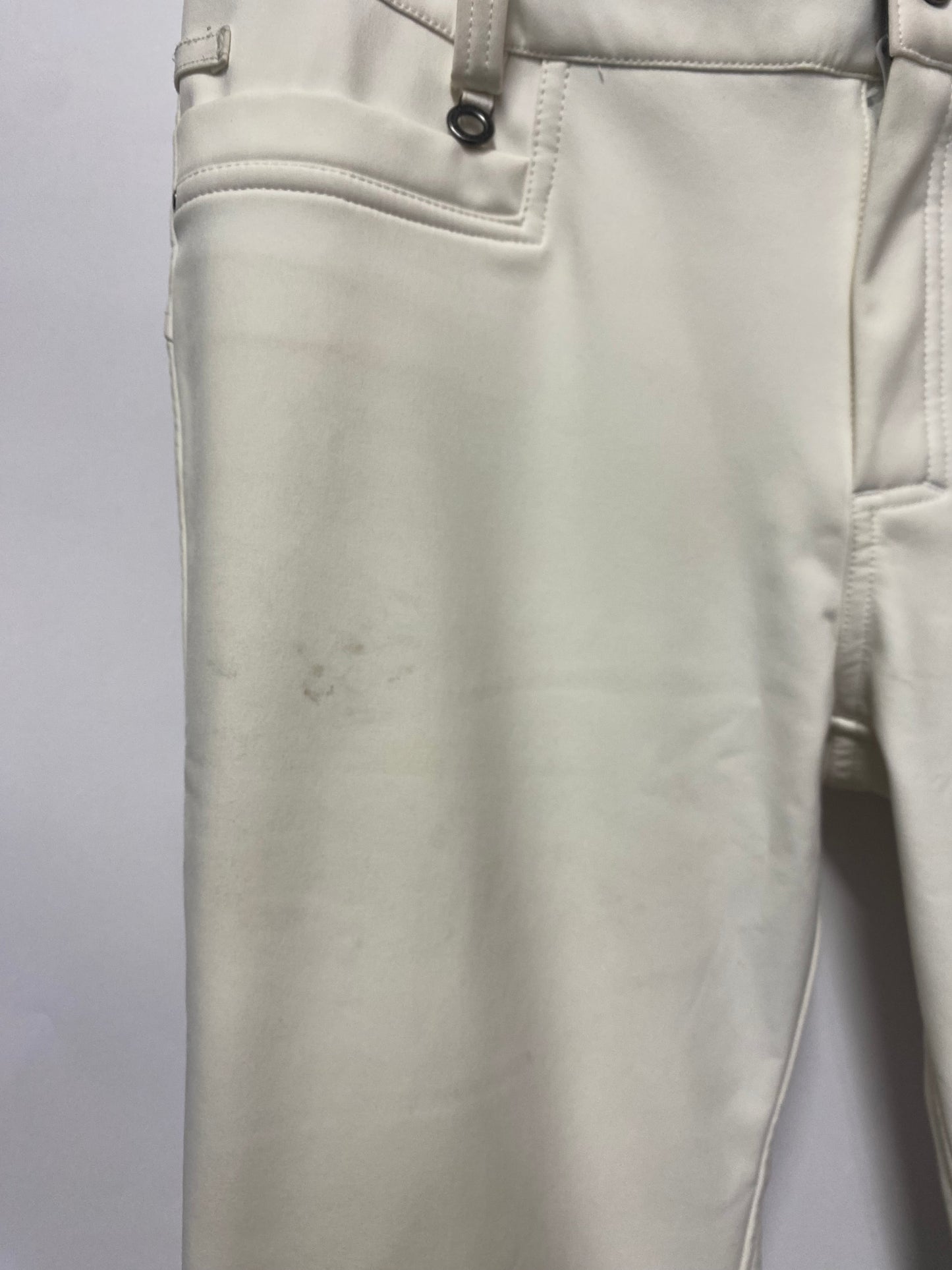 Roxy White Soft Shell Salopettes Snow Pants Medium