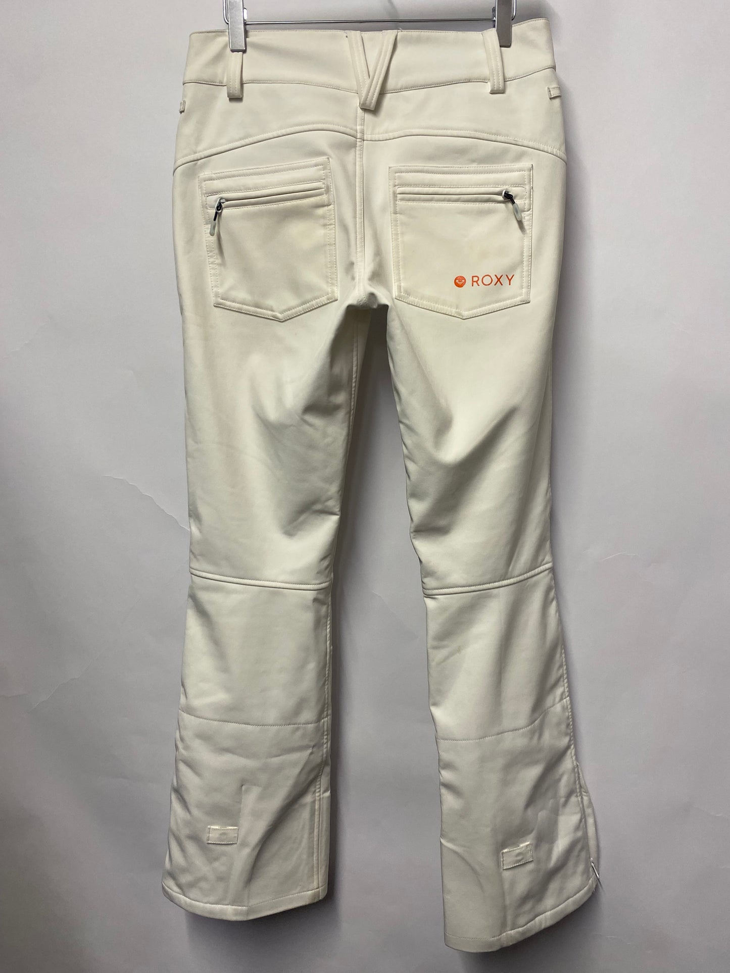 Roxy White Soft Shell Salopettes Snow Pants Medium