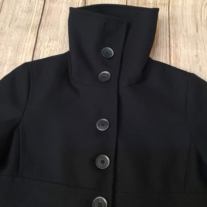 Thomas Burberry Navy Blue Short Sleeve Coat Size M