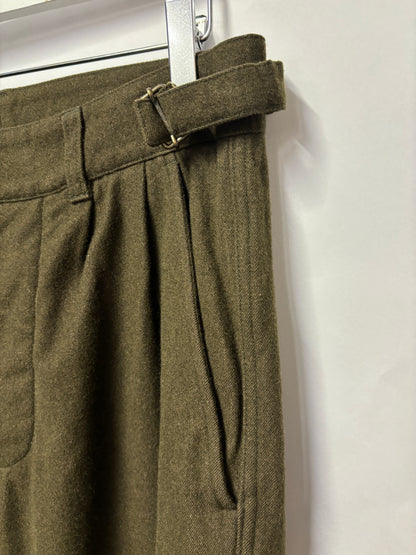 Margaret Howell Green Wool Utility Trousers XS