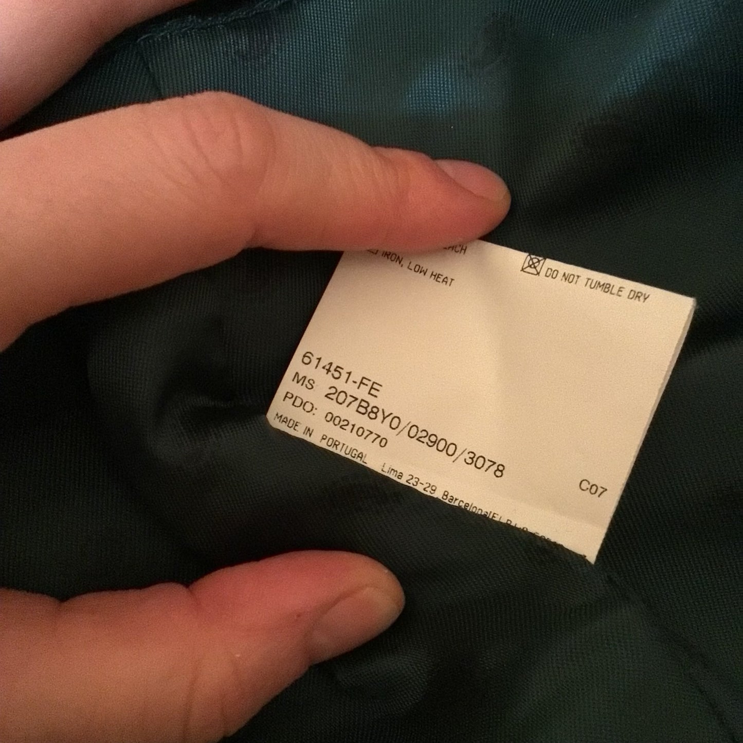 Thomas Burberry Navy Blue Short Sleeve Coat Size M