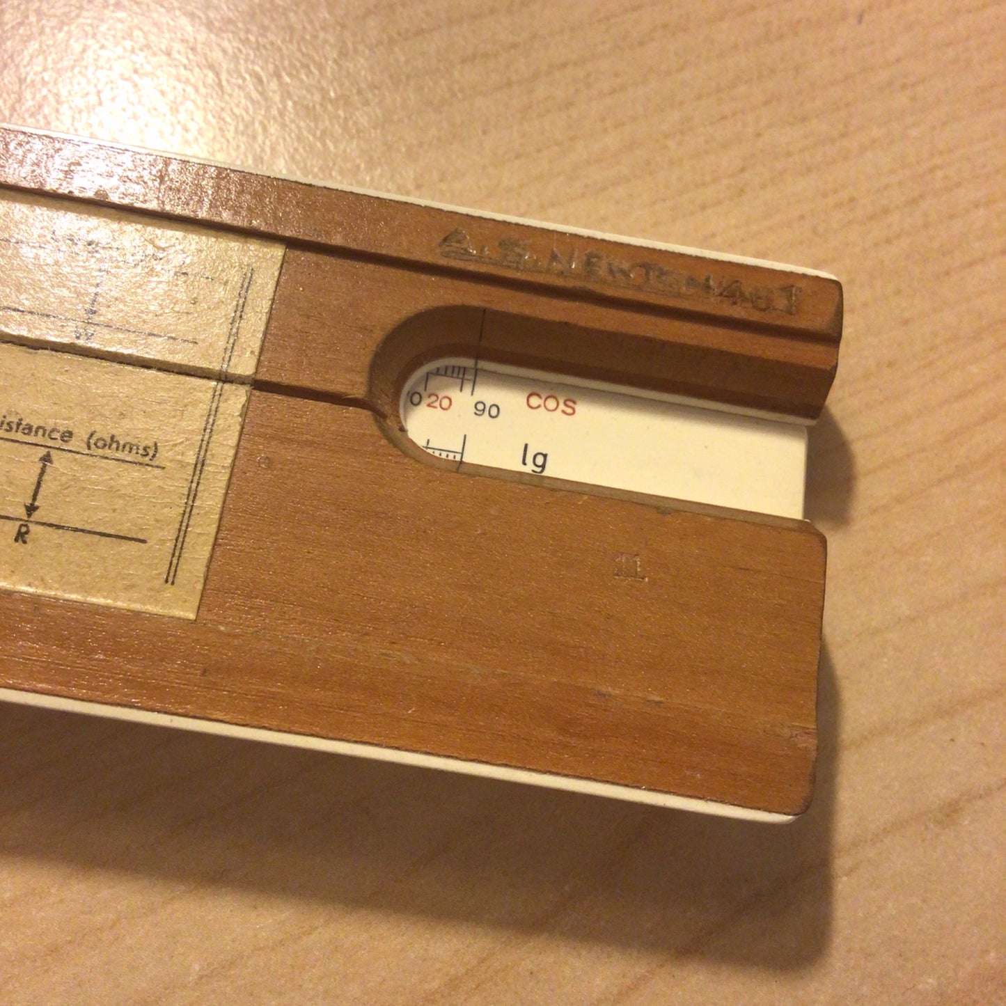 Vintage AW Faber Castell Elektro 1/98 Slide Ruler 1950