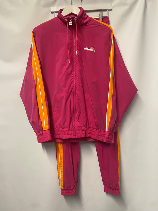 Ellesse Bex Retro Pink and Orange Shell Tracksuit Hoodie and Joggers 8 BNWT