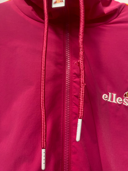 Ellesse Bex Retro Pink and Orange Shell Tracksuit Hoodie and Joggers 8 BNWT