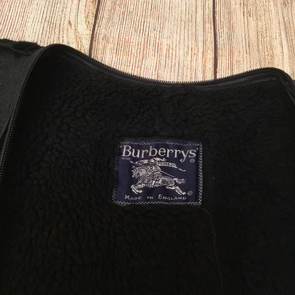 Burberrys Grey Black Coat Lining Size 38