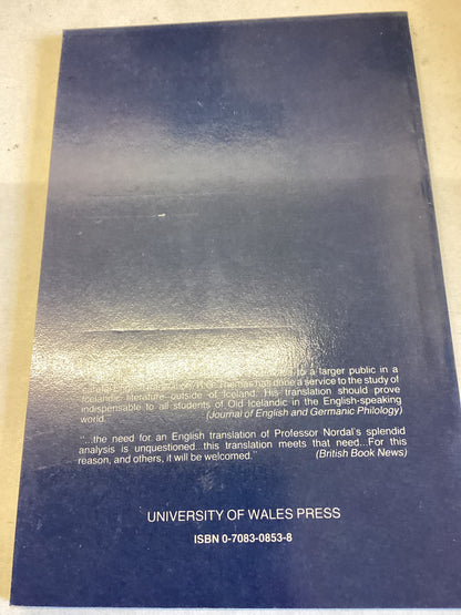 Hrafnkels Saga Freysgoda A Study Sigurdur Nordal Translated By R George Thomas