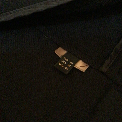 Massimo Dutti Navy Blue Long Waistcoat Cardigan w/Pockets Size M