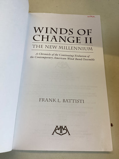 Winds of Change 11 The New Millennium Frank L Battisti