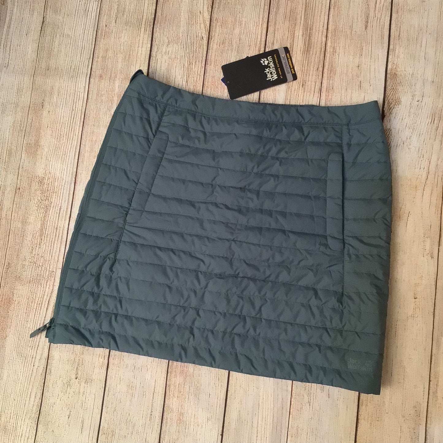 BNWT Jack Wolfskin North Atlantic Blue Green Iceguard Skirt Size XL w/Bag