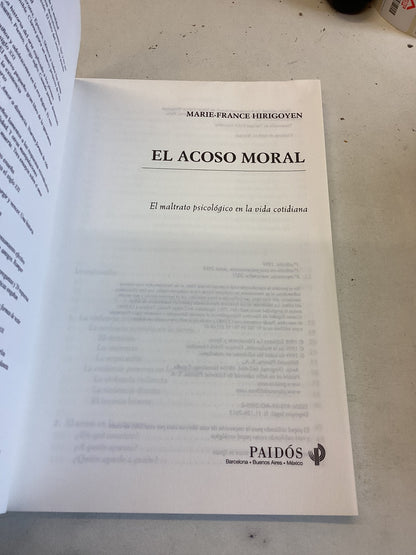 El Acoso Moral El Maltrato Psicoliogico Cotidiana Marie-France Hirigoyen 30th Edition