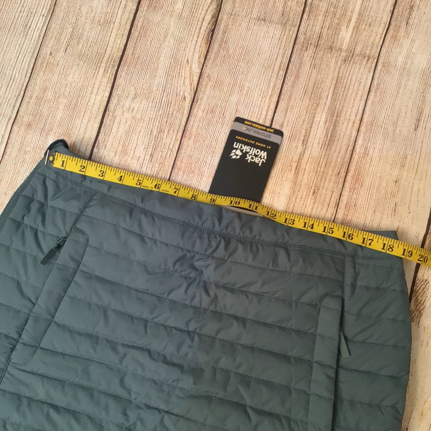 BNWT Jack Wolfskin North Atlantic Blue Green Iceguard Skirt Size XL w/Bag