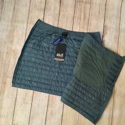 BNWT Jack Wolfskin North Atlantic Blue Green Iceguard Skirt Size XL w/Bag