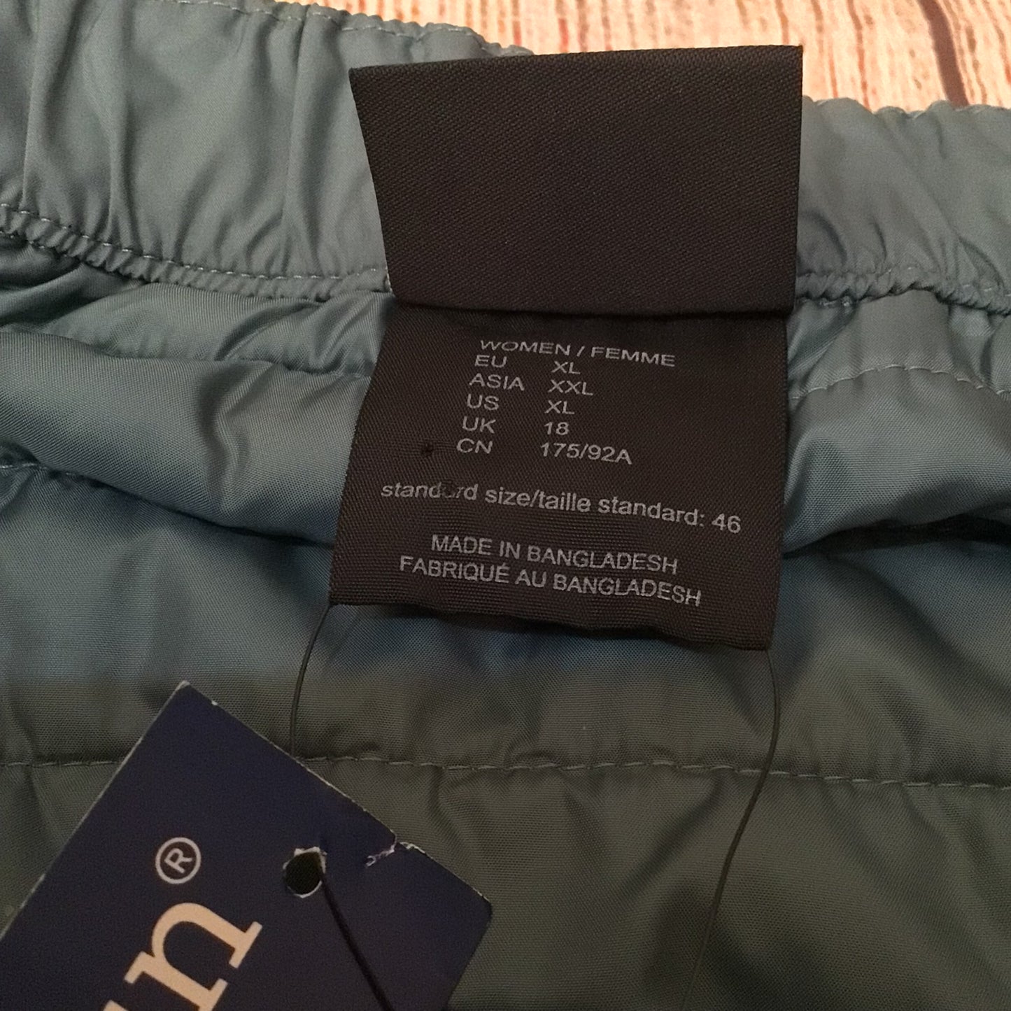 BNWT Jack Wolfskin North Atlantic Blue Green Iceguard Skirt Size XL w/Bag