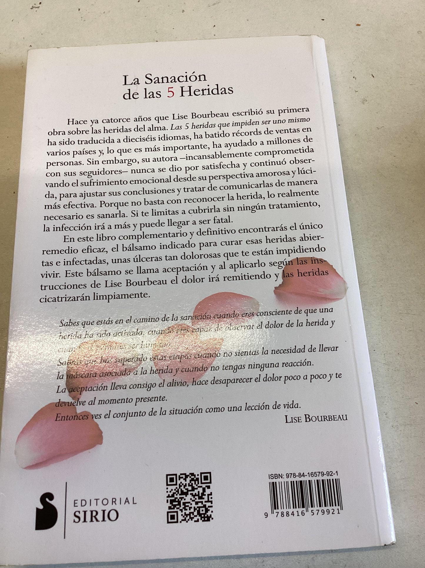 La Sanacion De Las 5 Heridas 4th Edition Lise Bourbeau