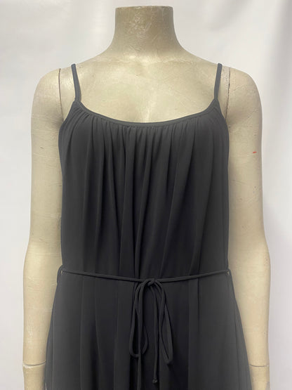 Sweaty Betty Black Stretchy Sleeveless Midaxi Dress 8