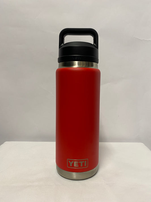 Yeti Red Shelter x HSBC Partnership Rambler Bottle 26oz NWOT