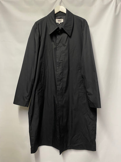 Maison Margiela Black Cotton Trench Coat Mac Unisex Remodelled Large 44/48