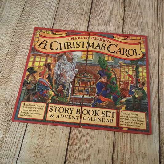 Charles Dickens; A Christmas Carol Storybook Set & Advent Calendar (1995)