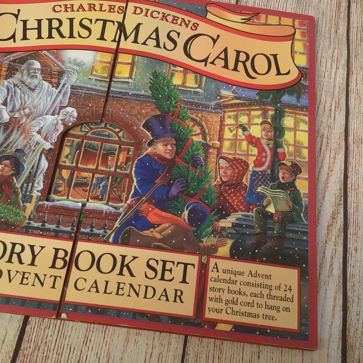 Charles Dickens; A Christmas Carol Storybook Set & Advent Calendar (1995)