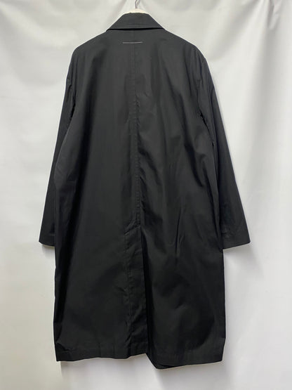 Maison Margiela Black Cotton Trench Coat Mac Unisex Remodelled Large 44/48