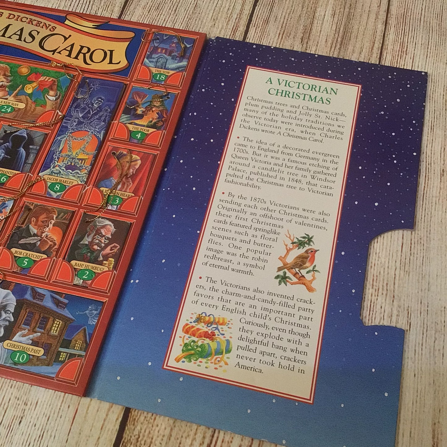 Charles Dickens; A Christmas Carol Storybook Set & Advent Calendar (1995)