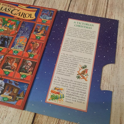 Charles Dickens; A Christmas Carol Storybook Set & Advent Calendar (1995)