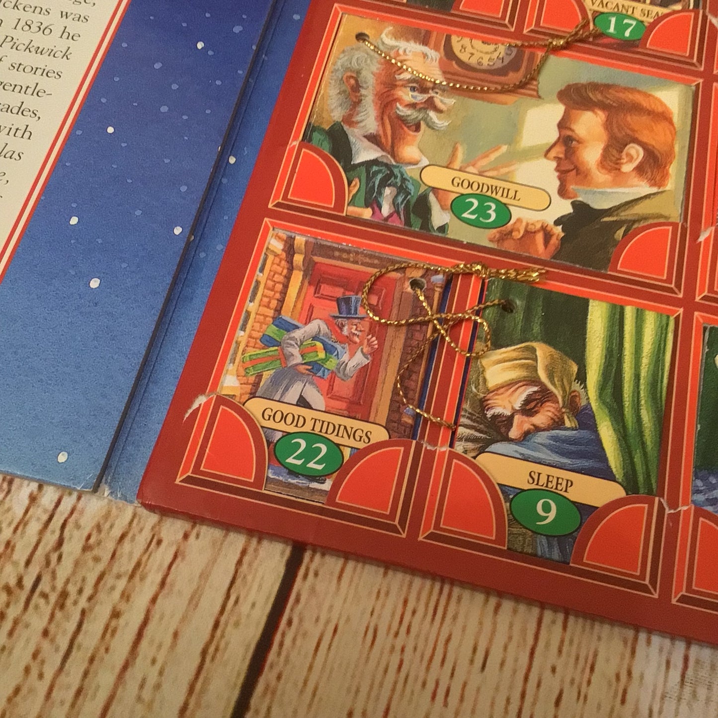 Charles Dickens; A Christmas Carol Storybook Set & Advent Calendar (1995)